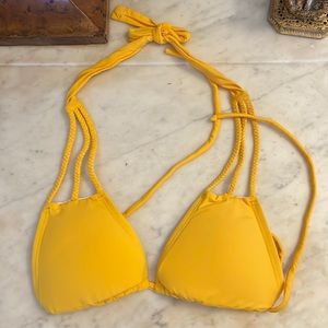 Yellow San Lorenzo bikini top